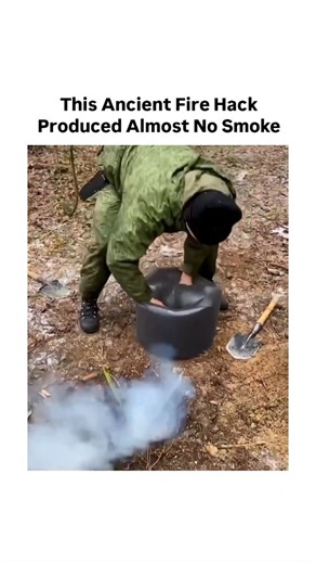 @thehimemeshu on Instagram: "The Dakota fire system used two connected underground pits to create strong heat while keeping flames hidden and smoke minimal. One pit fed oxygen, while the other held the fire below ground. This clever design conserved fuel, blocked wind, and made cooking or warmth possible without giving away position. Share this smart survival technique and follow for more forgotten engineering ideas. Media: @asket7314"