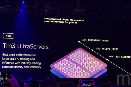 AWS推出搭載Trainium3晶片的UltraServers，預告Trainium4將支援NVIDIA NVLink Fusion互連技術