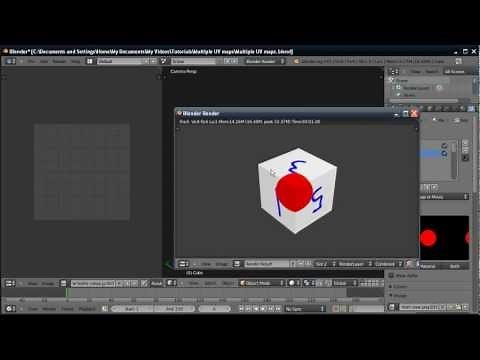 Blender Tutorial: Multiple UV Maps in Internal and Cycles