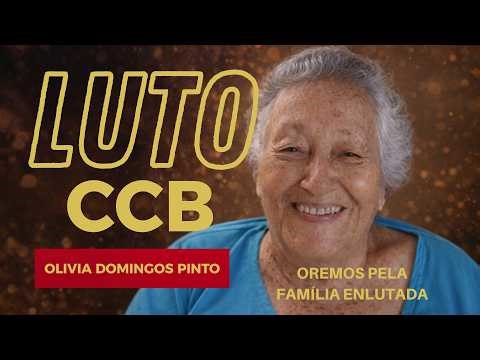 NOTA DE FALECIMENTO CCB - irmã OLIVIA DOMINGOS PINTO