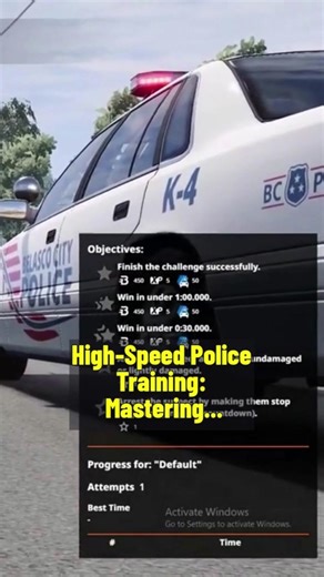 High-Speed Police Training Mastering Offensive Driving Techniques with Cones