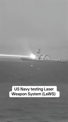 US Navy's Laser Weapon System (LaWS) Testing