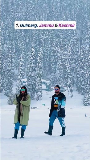 5 Places to See Snow in India ❄️🇮🇳