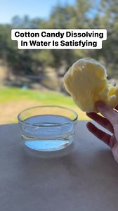 4.1K views · 12 reactions | Cotton Candy Dissolving In Water Is Satisfying #cottoncandy #dissolve #satisfying | Blake Reels | Facebook