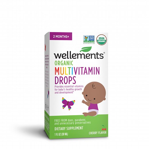 Organic Multivitamins For Babies & Infants {Vitamin A, B, C, D, E}