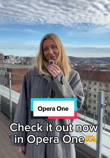Opera One: New Sidebar Features & Split Screen
