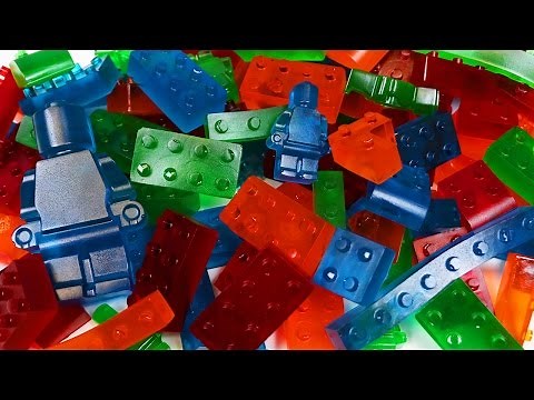 How to Make GUMMY LEGO Jello Candy!