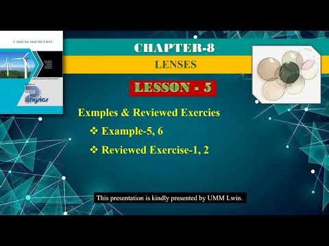 Grade 11 Physics Chapter 8 Lesson 5