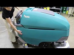 T600e Restregadora de pisos de operador caminando | Cómo iniciar | Tennant Company