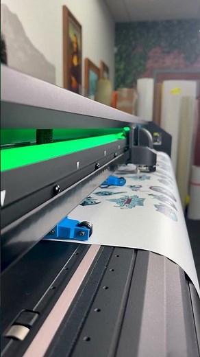 Vinyl Sticker Cutting | Summa S3 #vinylcutting #customstickers #seattlekraken