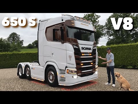 Custom Exhaust Stacks & Chassis Work SCANIA 650 S V8 King Truck Styling