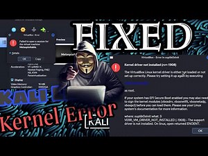 Fix VirtualBox Kernel Error in Kali Linux 2022 | #VirtualBox #EthicalHacking in Low End PC. #Kali