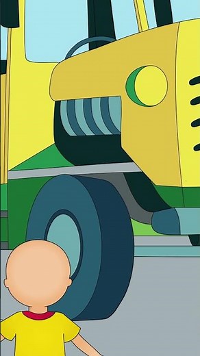 Cars vs Caillou 🚗 #shorts