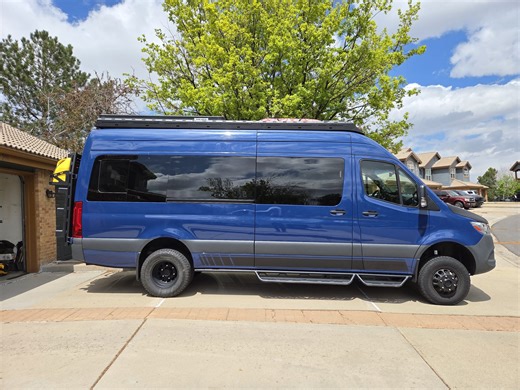 2024 Mercedes Sprinter AWD BIG BLUE - Vanlife Trader
