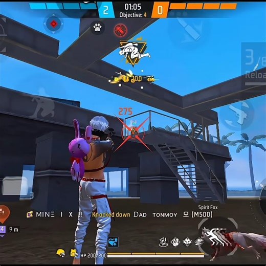 TOOK REVENGE USING M500 GUN ☠️🗿 #freefire #freefireshorts #shortsfeed #shorts #wmfireff