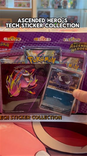 Opening an Ascended Hero’s Tech Sticker Collection!#pokemon