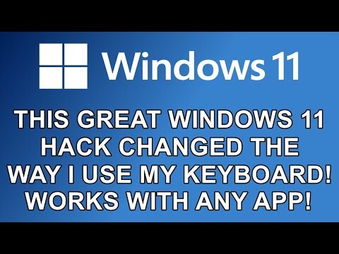 🔥 This Windows 11 Hack Has Changed The Way I use my Keyboard - Works With Any App! 🔥