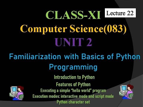 Familiarization with Basics of Python Programming|Python Basics in 8 Minutes