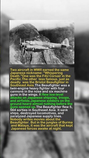 "Whispering Death" — The Plane Japan Feared More Than The Corsair