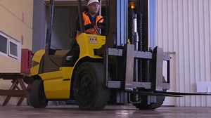 clip-24273530-forklift-operator-fast-drive-slide-sharp-turn