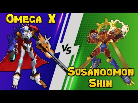 Omegamon X vs Susanoo Shin - Digimon Masters Online