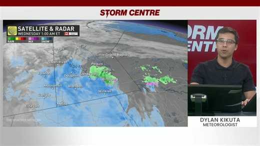 Snow and winds diminish this afternoon in Manitoba
