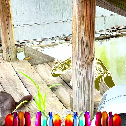 Raccoon🦝Trys A Disguise ▢ 4K HDR #Short