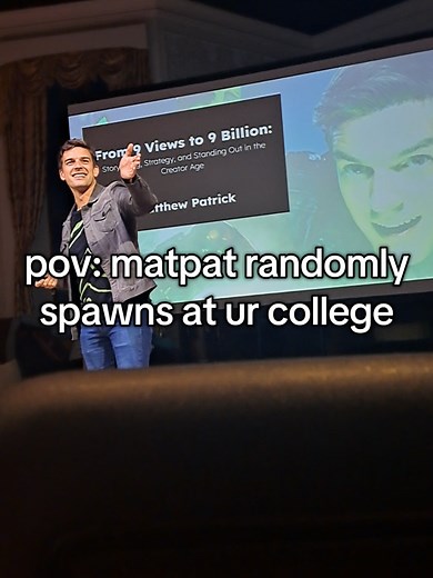 MatPat Surprises Students at College