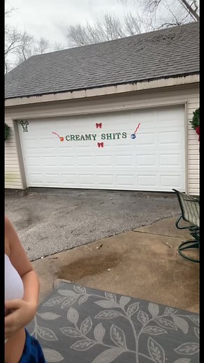 The one year me and my sister kept doing christmas pranks on my mom & it took her days to realize it said creamy shits @haleybeier1 🤣🤣🤣 #pranks #christmasprank #christmasjokes #christmas #TheRealPussinBoots