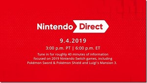 Watch The September 2019 Nintendo Direct Here