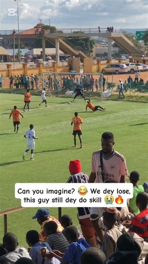 Can you imagine? 😂 We dey lose, this guy still dey do skill 😭🔥 #football #streetfootball | CAN Sport