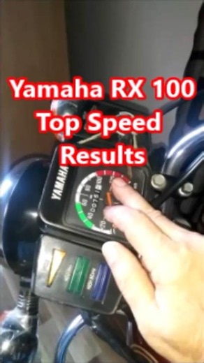 RX 100 Top Speed RealityYamahaRX100 #RX100TopSpeed #2StrokeIndia #YamahaRX135 #Shorts