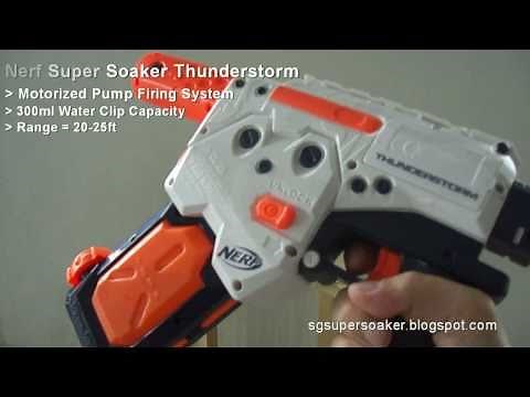Nerf Super Soaker Thunderstorm - Demo & Test Fire