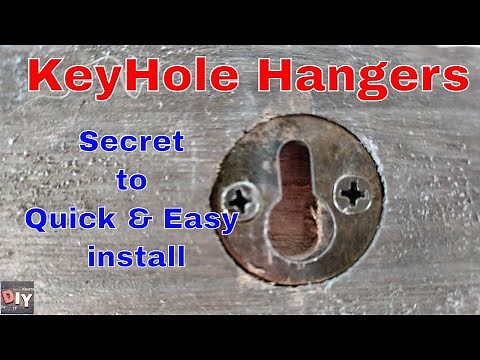 Coat Rack install using Keyhole hangers
