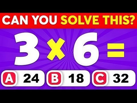 🤔 Can You Solve These 20 Math Questions? 🧠 Ultimate Math Trivia Quiz 💡