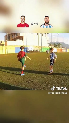 Mini Messi vs Mini Ronaldo: Epic Skill Showdown