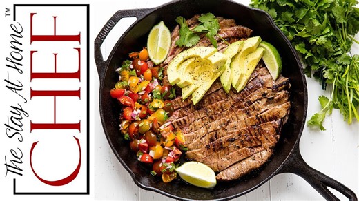 How to make Mexican skillet steak | The Stay At Home Chef