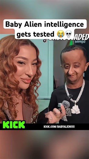 Baby Alien gets his intelligence tested #kick #funny #viral #babyalien