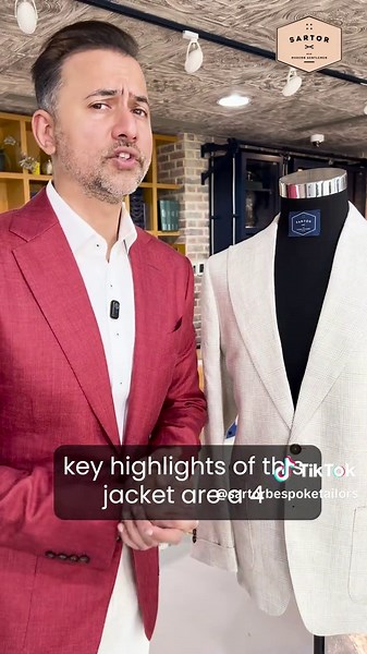 Unstructured Linen Old Money Bespoke Suit at Sartor Sartor bespoke suits in the heart of Dubai, Discover the perfect fit, experience tailored luxury with Sartor, creating anything you desire in mens fashion. #bespoke #suits #mensfashion #dubai #sartor