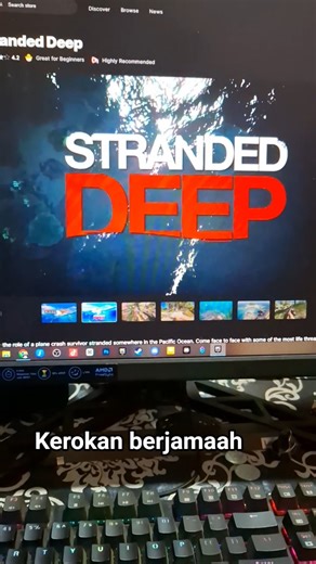 Gara-gara main game Stranded Deep Jadi Masuk Angin #dlystream #strandeddeepgameplay #shorts