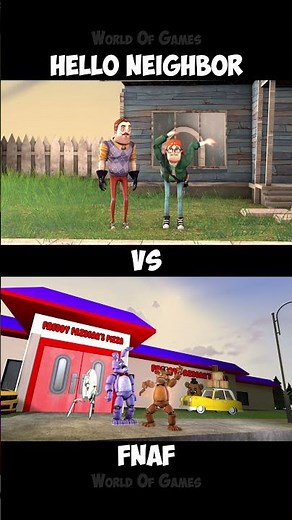 Hello Neighbor VS FNAF 🍕 Another Helicopter Helicopter 😂😅🤣 Animation Shorts Meme