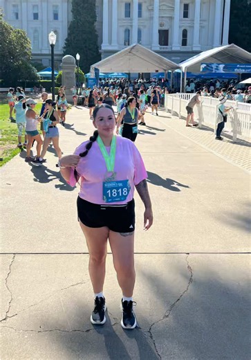 My 1st 5k 🥹 #beginnerrunner #slowrunner #plussizerunner | snow runner