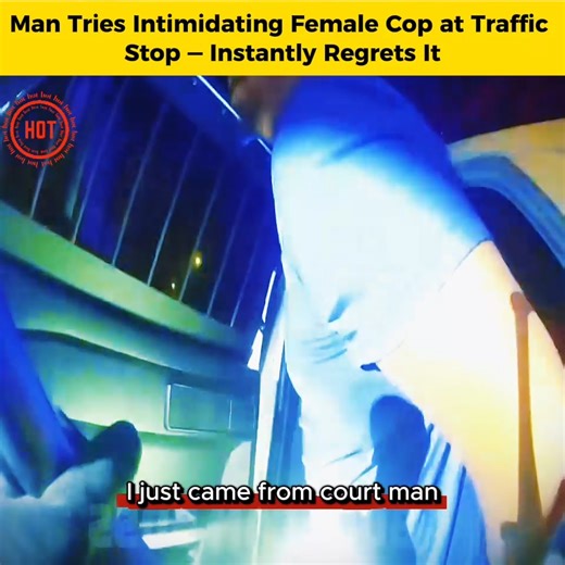 Man Tries Intimidating Female Cop at Traffic Stop #cops #TyrantCops #Karen #Bodycam #audits | ChrisFuentes