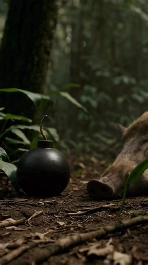 8.7K views · 25 reactions | Wild Boar Sleeps Next to a Bomb! 危険なジャングルの瞬間! #boar #jungle #bomb #tension #wildlife | Video Animal | Facebook