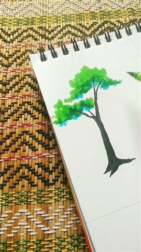 beautiful tree drawing
