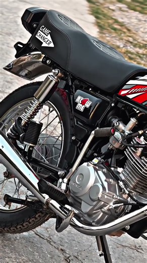 125 Honda fully modified #automobile #hondamotorcycle #modified #cg125 #bikemodefication #125bikegc