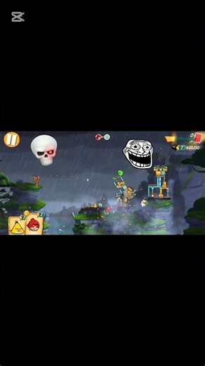Angry Birds 🤯 One Perfect Shot! Can You Beat This Level? #Shorts