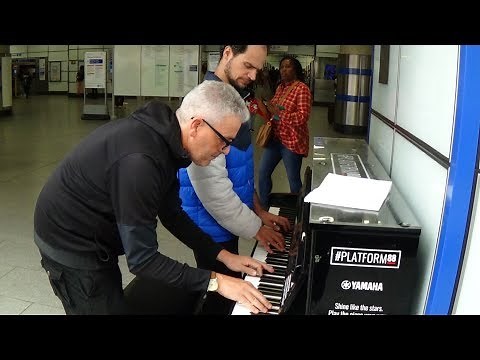Busking Bach With A Professional Concert Pianist