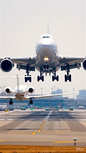 ✈️⚠️ Unreal Near‑Miss on Runway 😱 Two Airplanes in Dramatic Close‑Call at Busy Airport