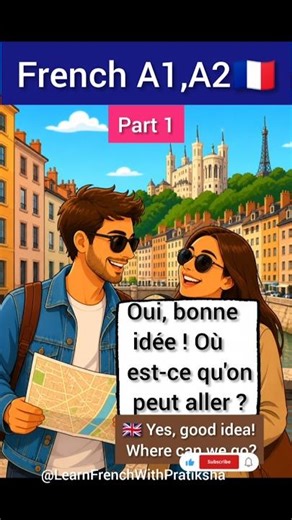 French Conversation 🇫🇷 | Plan a Weekend Trip (A1–A2) | Easy Dialogue